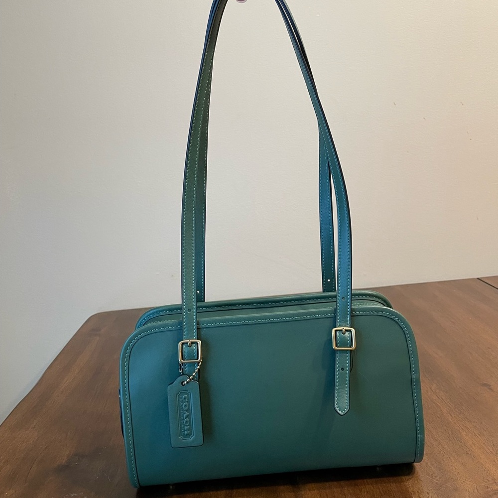 Coach swing zip Hunter green